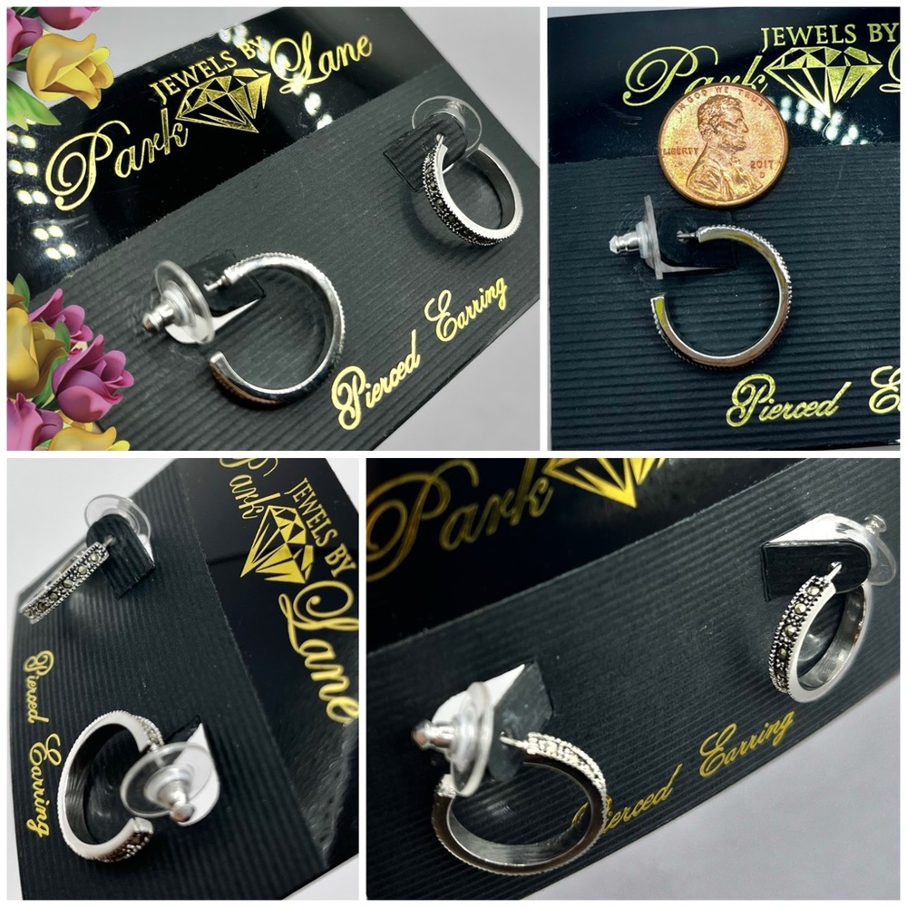 NEW Park Lane Silver Hoop Earrings